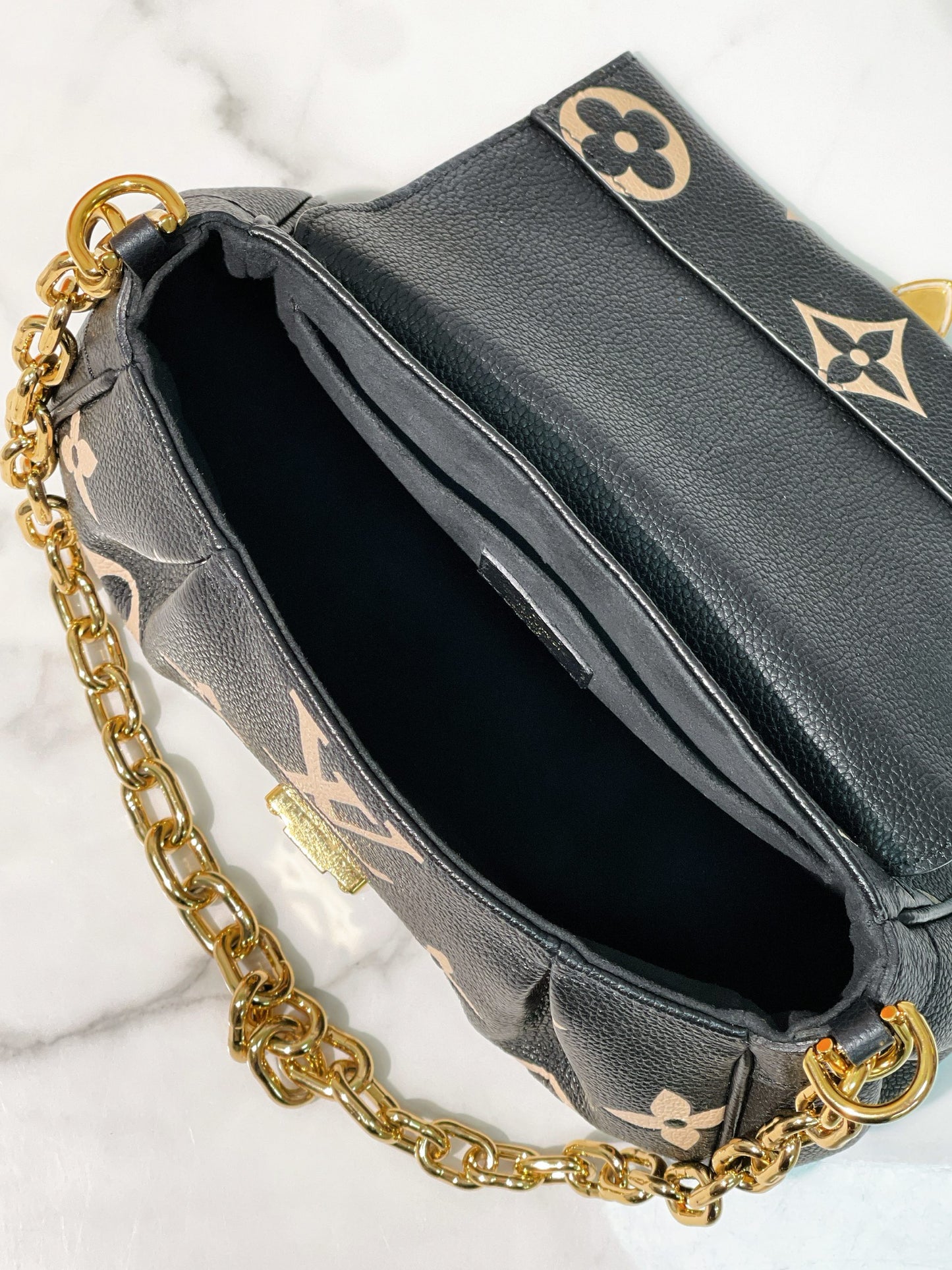 LV FAVORITE, Black/Beige