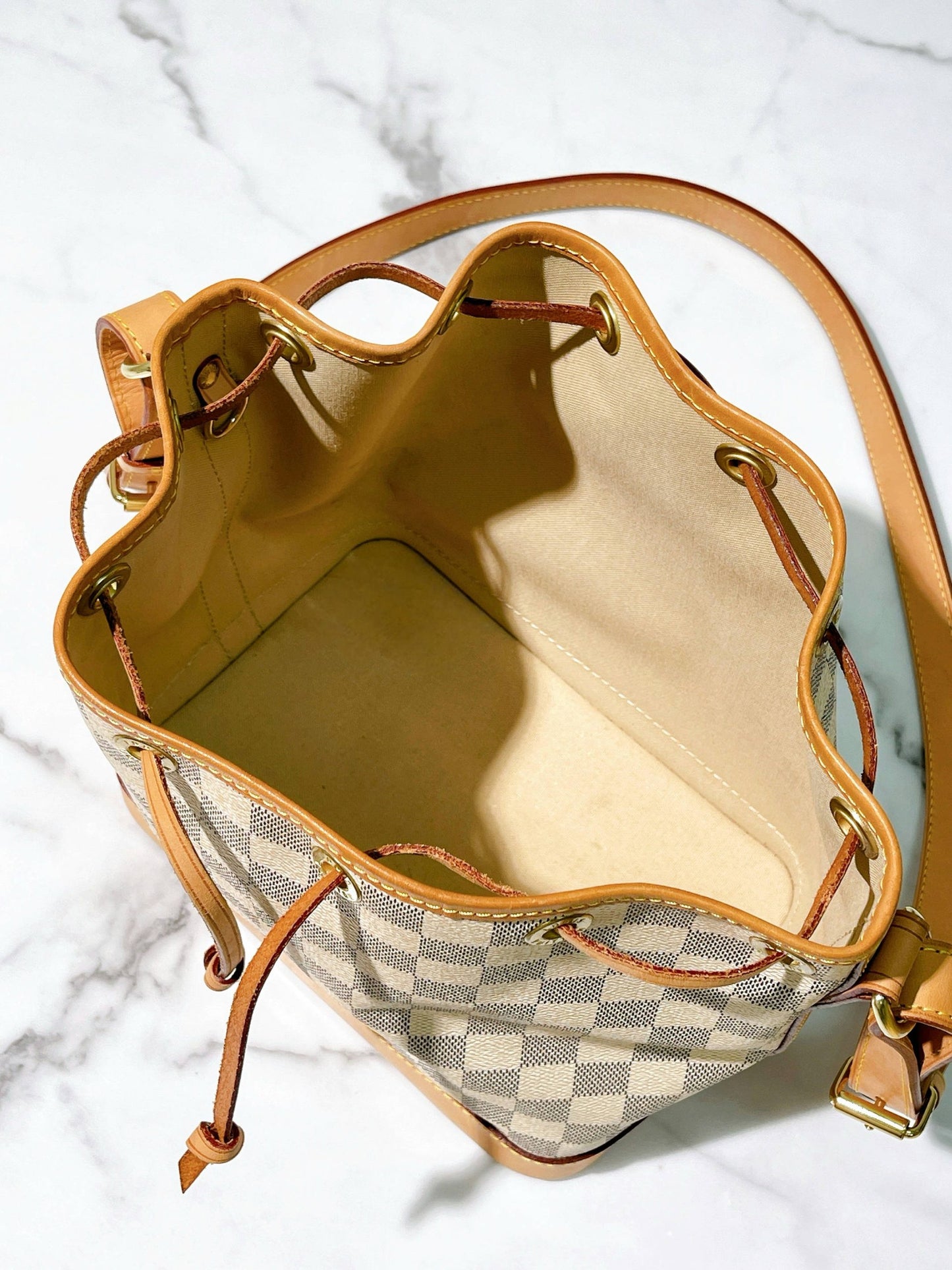 LV NOE BB, Damier Azur