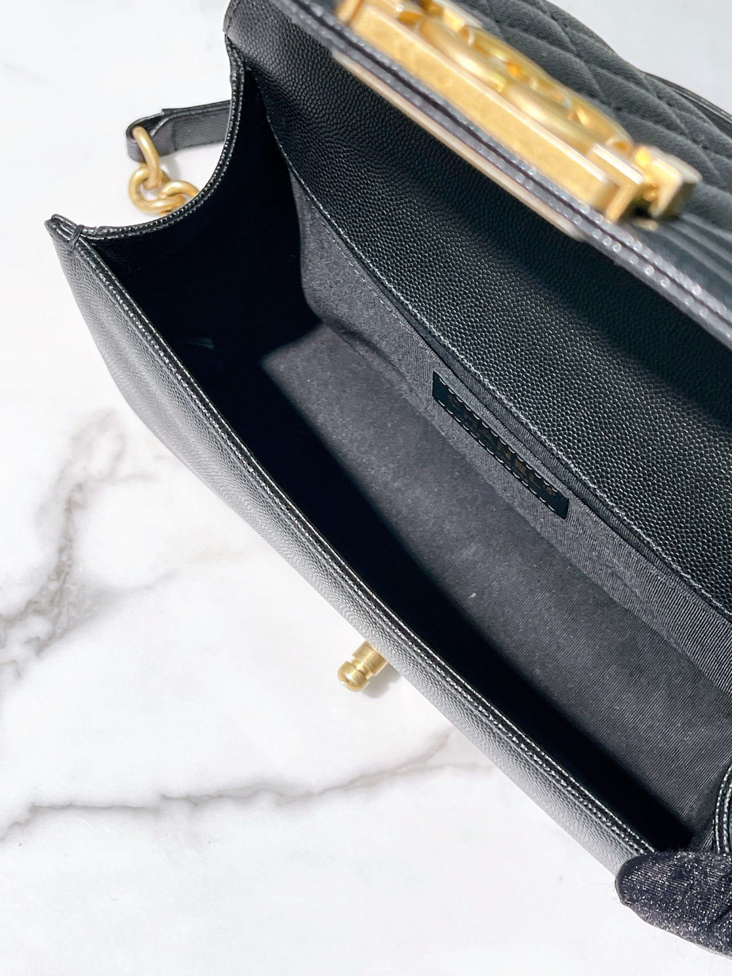 CHANEL LEBOY, Black/Gold