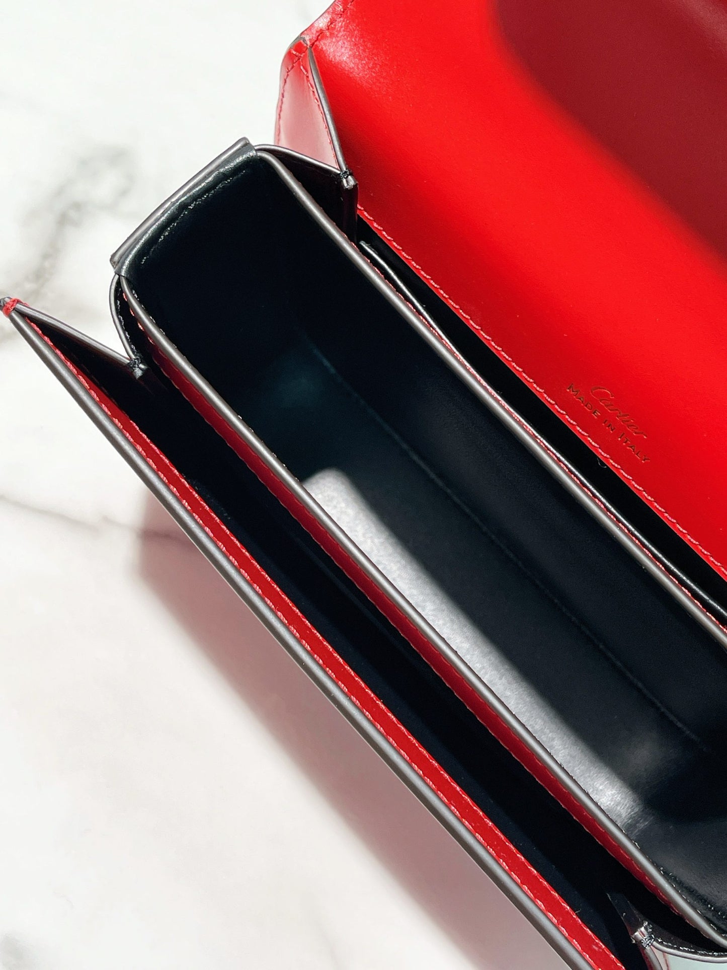 CARTIER MINI SHOULDER BAG, Red