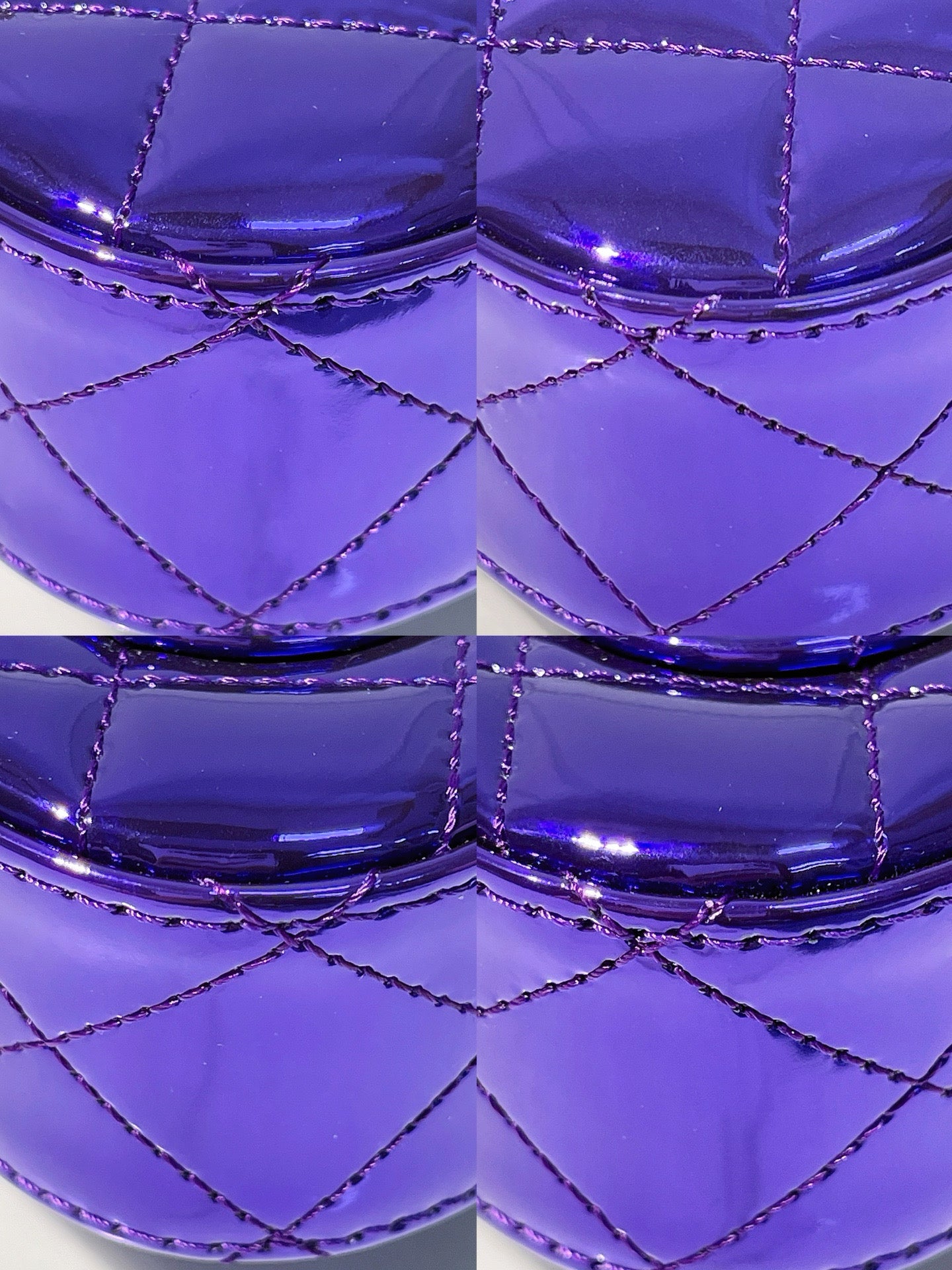 CHANEL 24C MINI FLAP, Purple/Gold