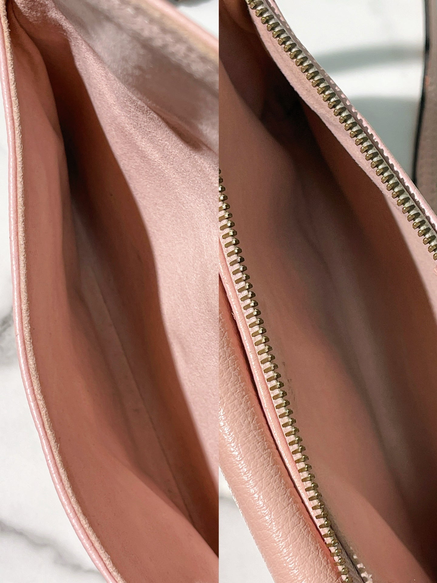 LV TWICE ENVELOPE BAG, Pink/Gold