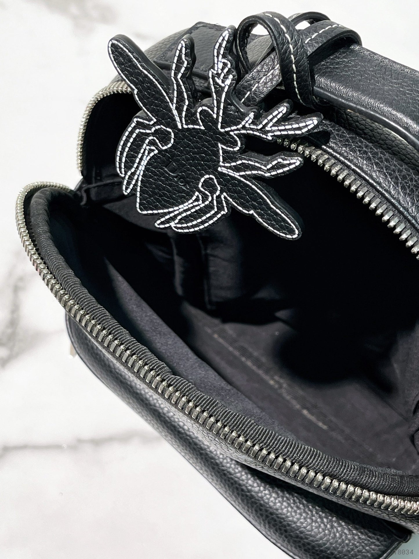 DIOR MINI RIDER BACKPACK, Black/Silver