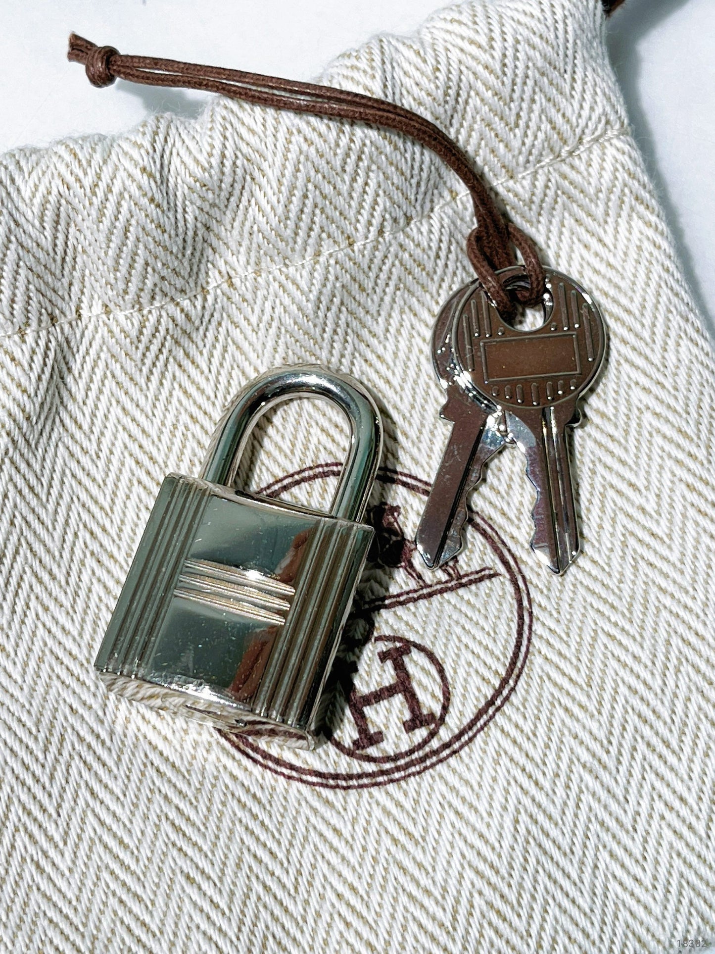 HERMES PICOTIN LOCK 18, Vert Criquet/Silver