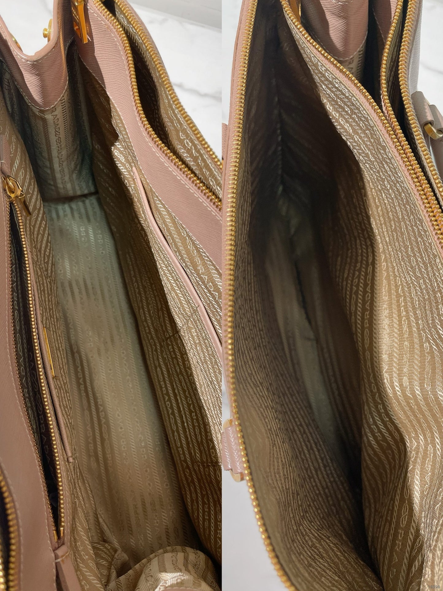 PRADA DOUBLE ZIP TOTE