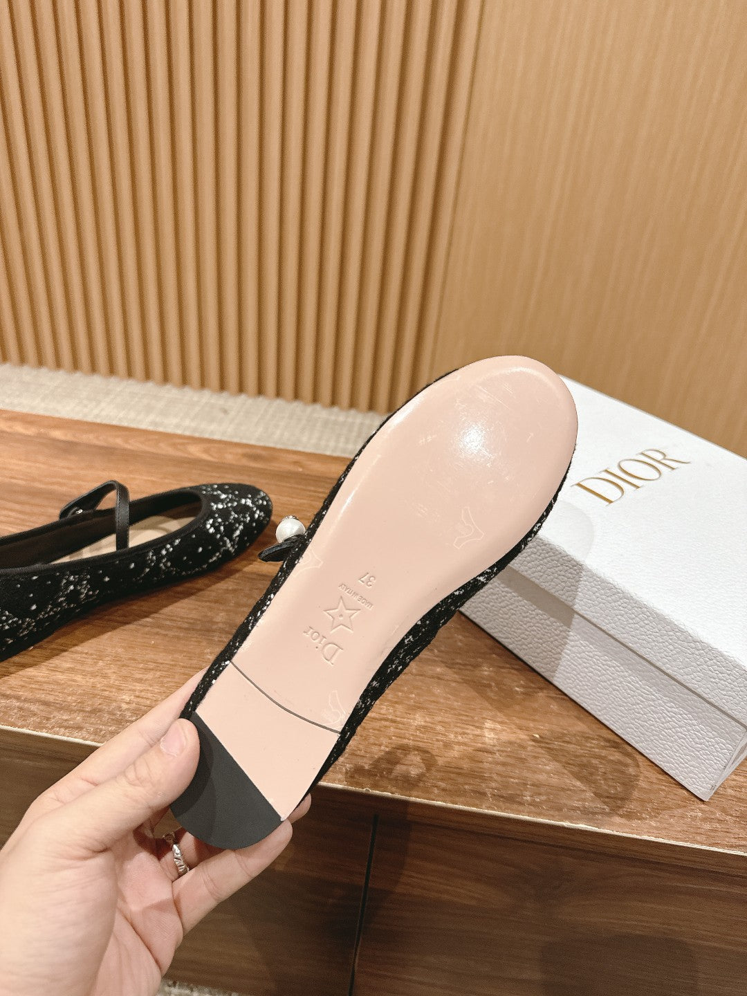 Dior Classic Ballet Flats, Black