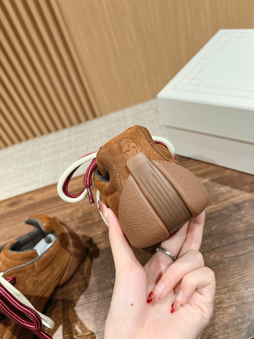 Alexander McQueen Flexion Sneakers, Brown