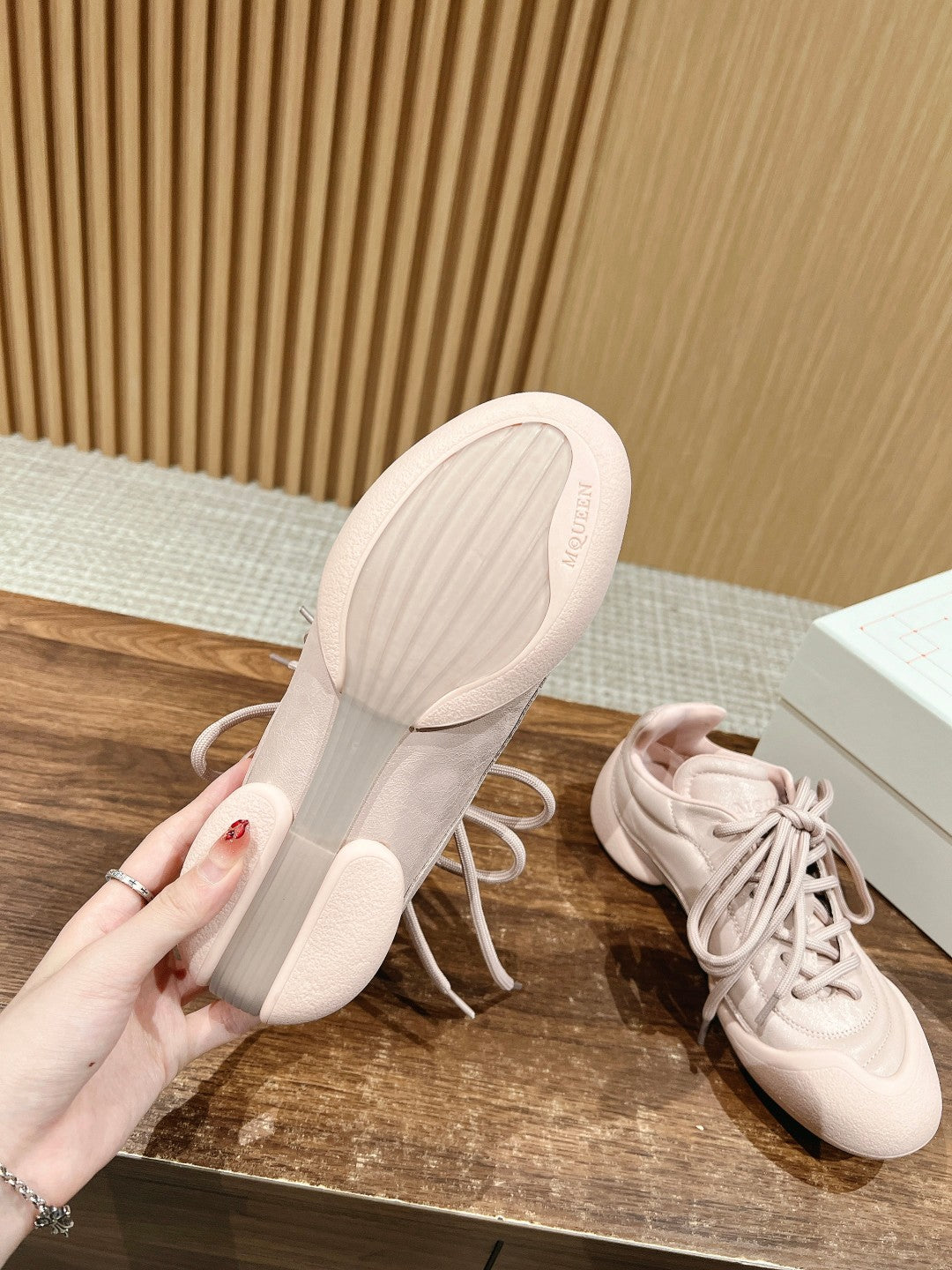 Alexander McQueen Flexion Sneakers, Pink