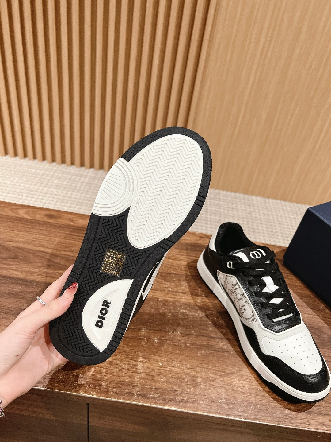 Dior B27# Jacquard Embroidery Craft Series, Low-Top Sneakers Series 17