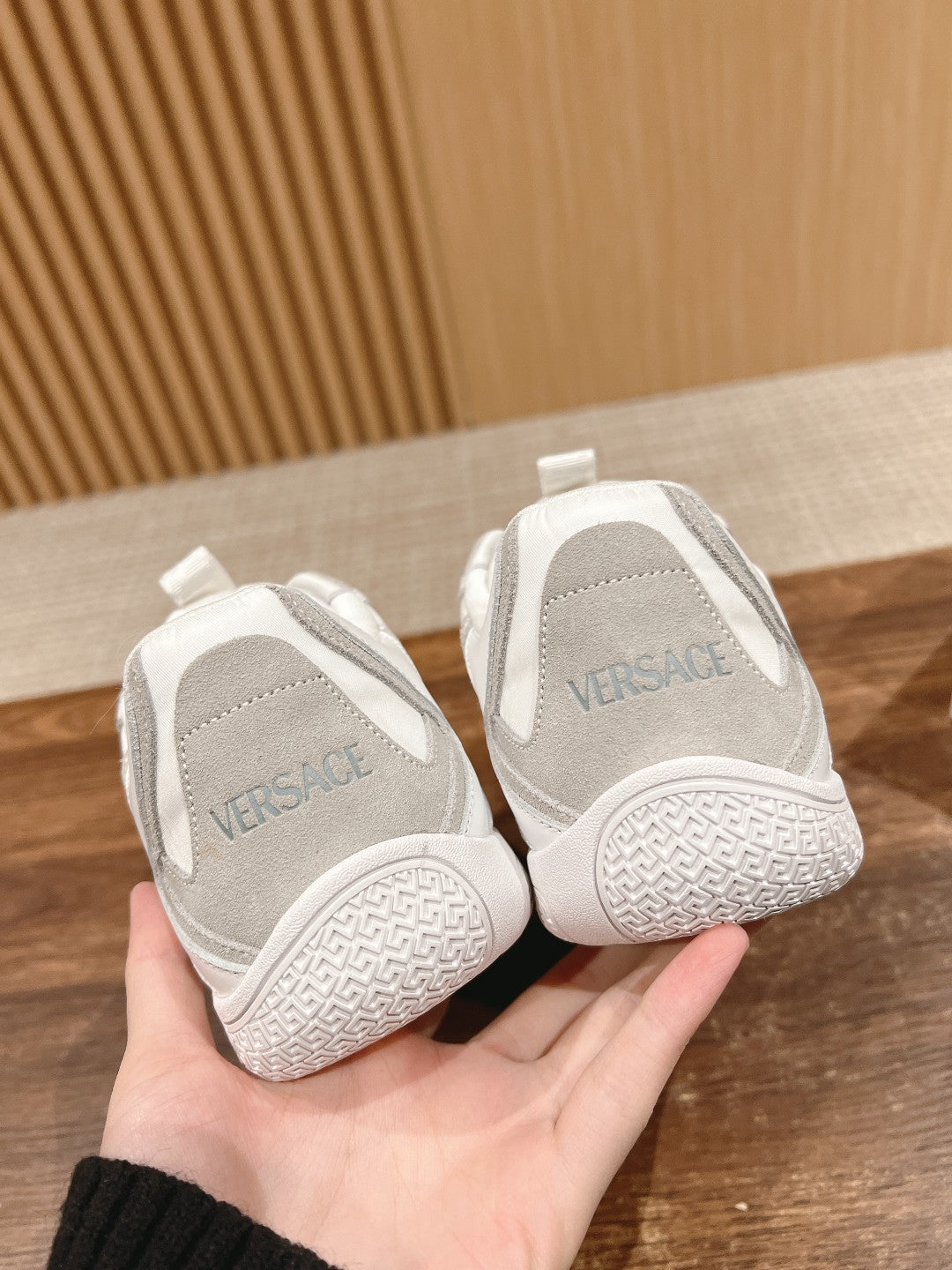 Versace Galaxia Trainer Sneakers, White