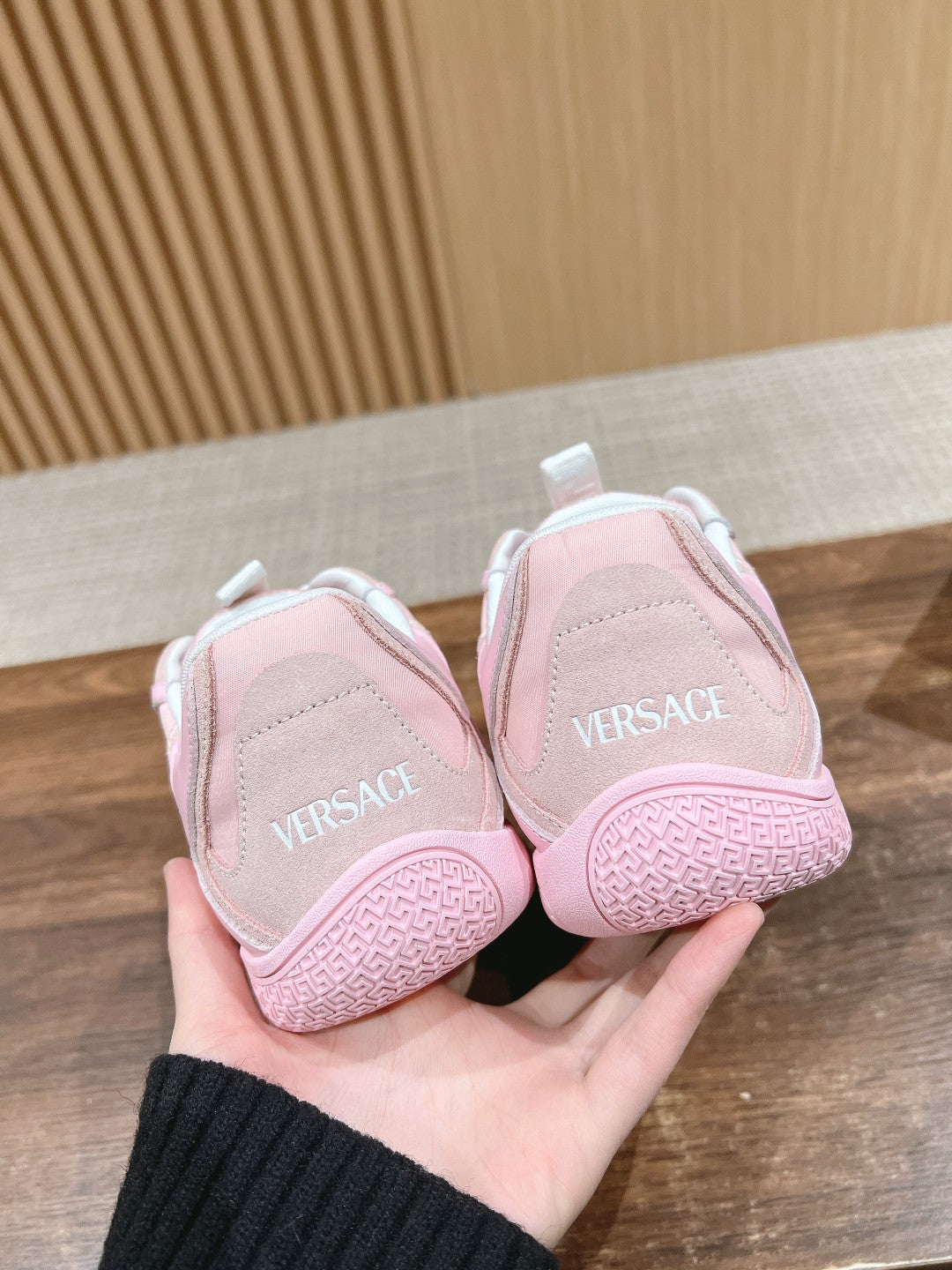 Versace Galaxia Trainer Sneakers, Pink