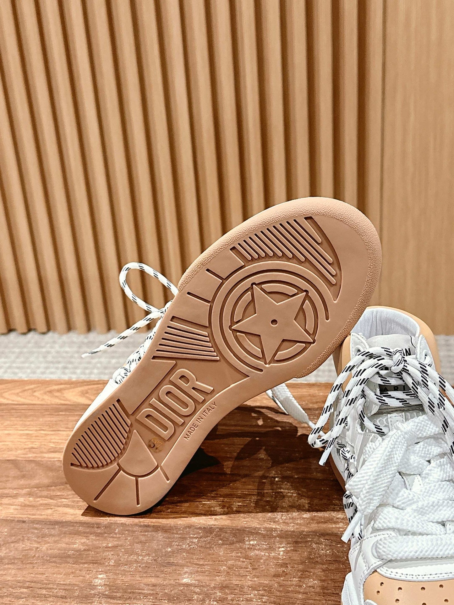 Dior First High-Top Sneaker, White