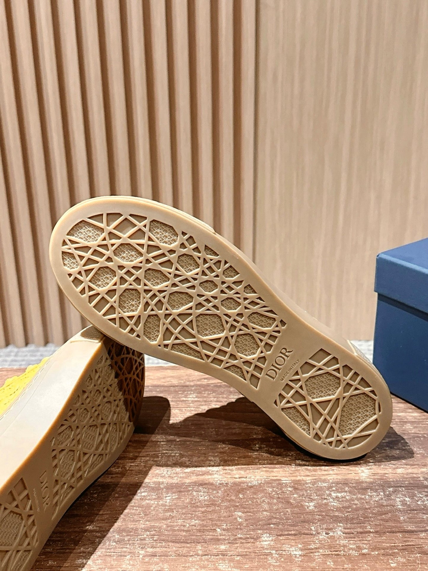 Dior x Stone Island B33# Casual Skate Sneakers, Yellow