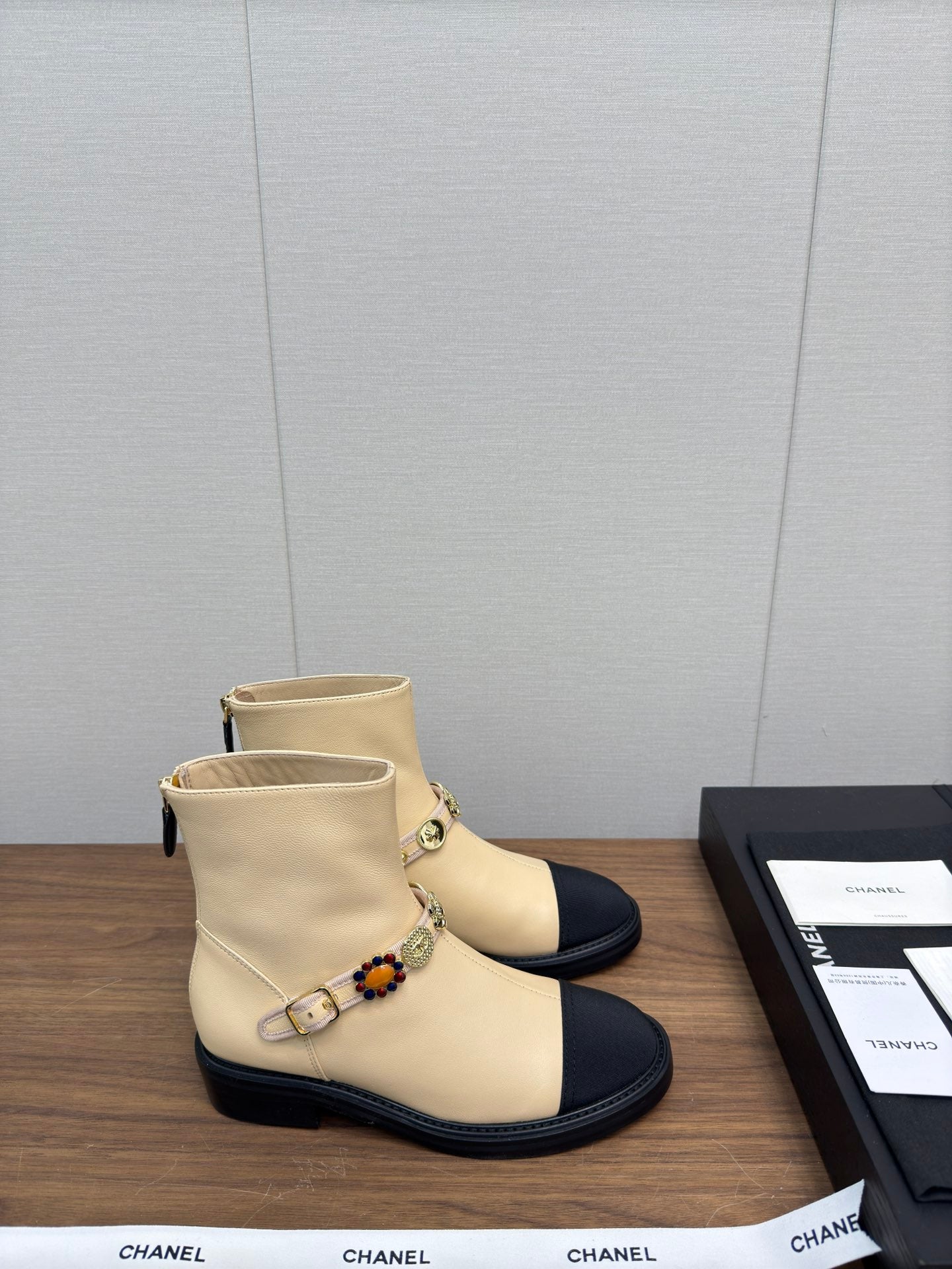 Chanel Fall/Winter New Runway Short Boots, Yellow