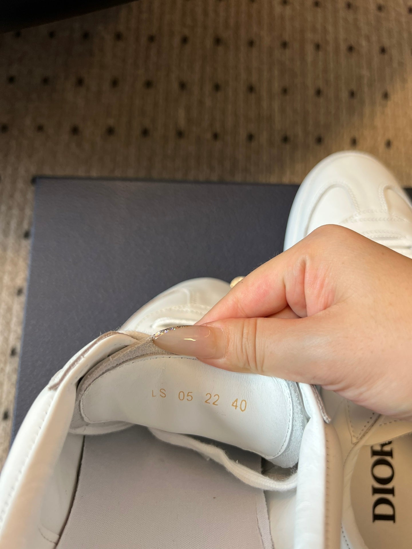 Dior B01 Matchpoint Sneaker, White