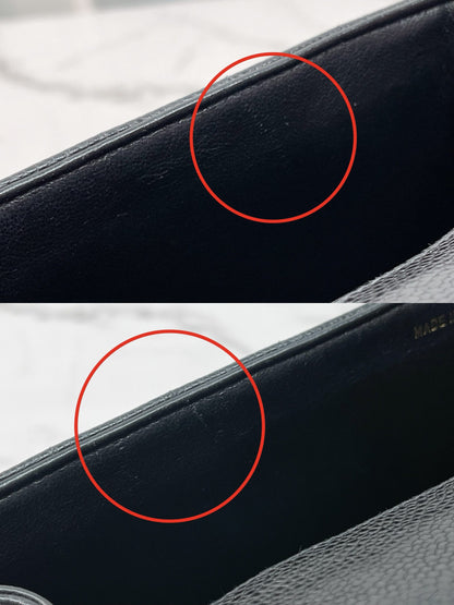 CHANEL TOP HANDLE BAG, BLACK/GOLD