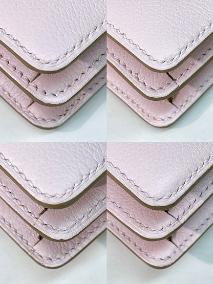 HERMES ROULIS MINI MAUVE PALE/SILVER