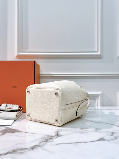 HERMES PICOTIN 18 NATA/SILVER