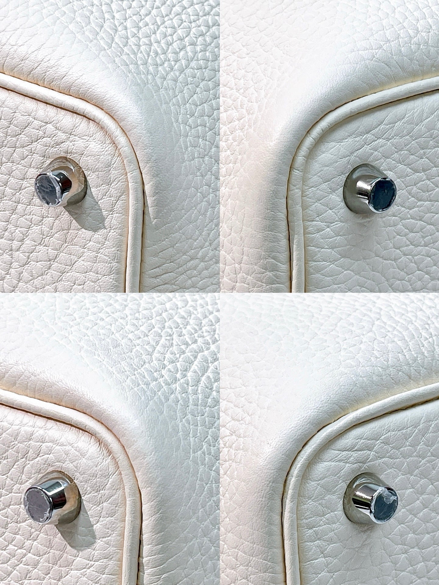 HERMES PICOTIN 18 NATA/SILVER