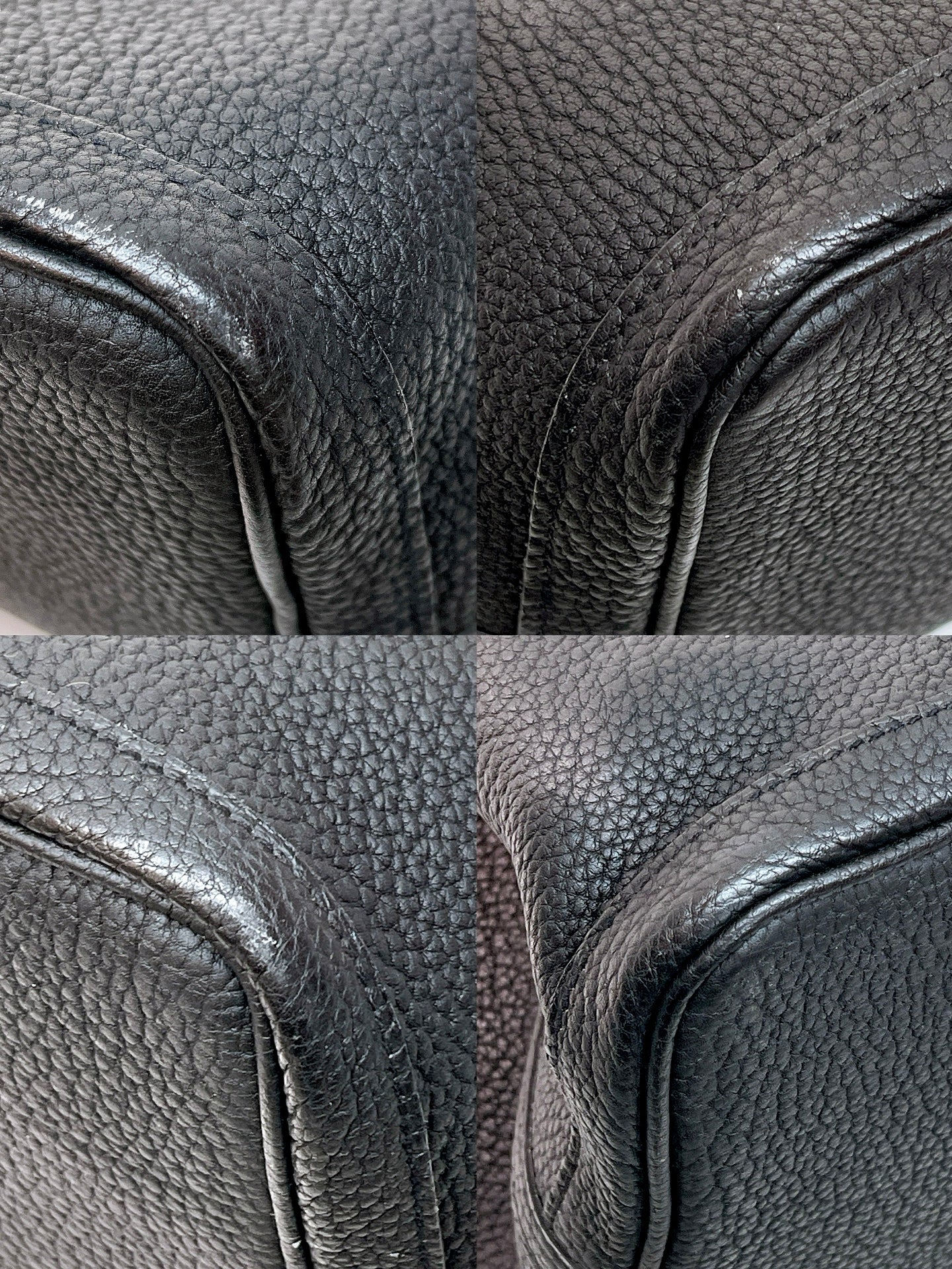 HERMES GARDEN PARTY 36 NOIR/SILVER