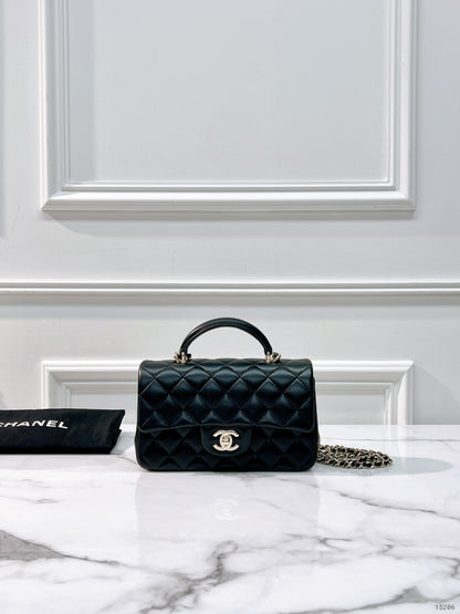 CHANEL MINI FLAP WITH HANDLE