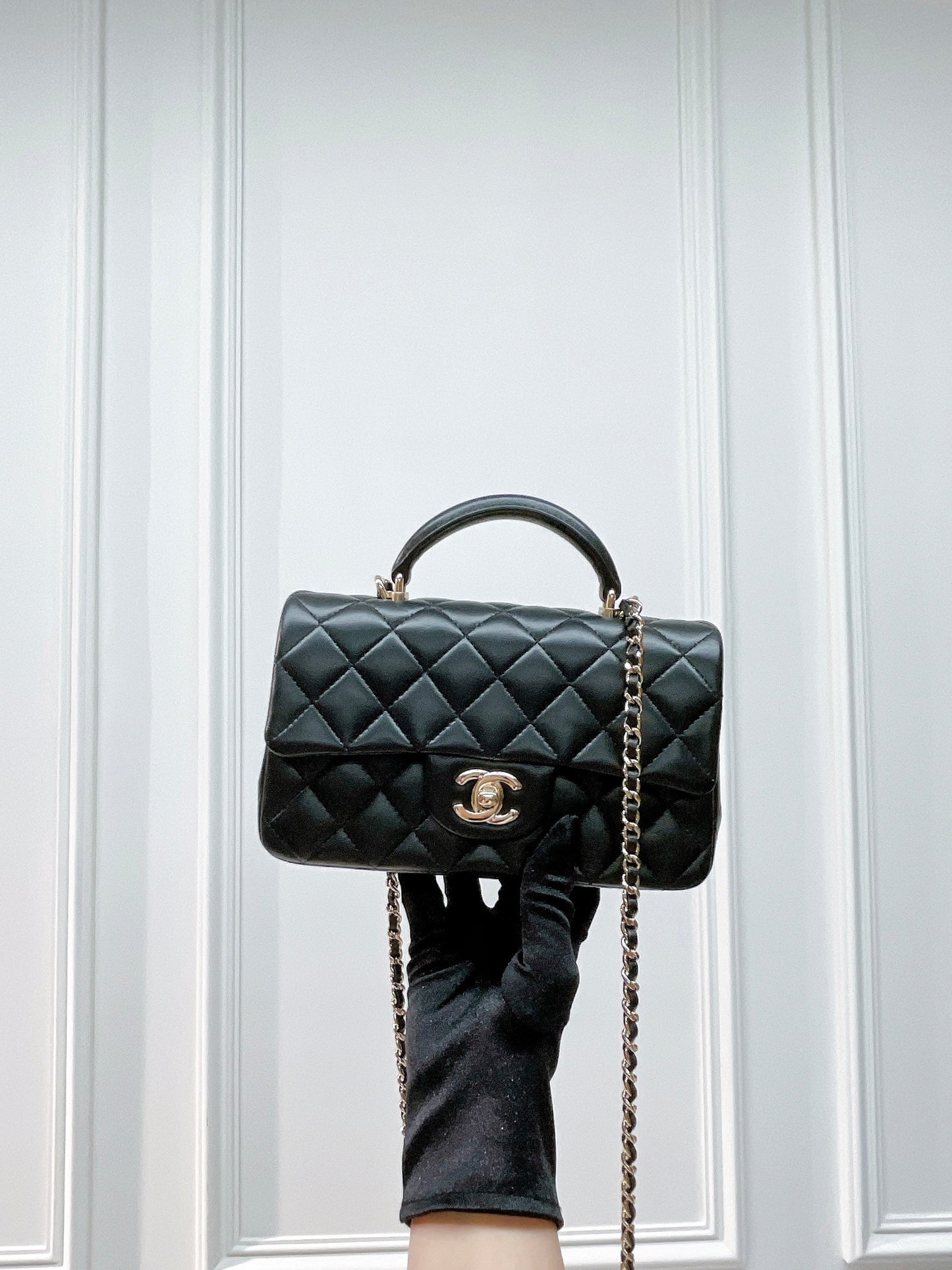 CHANEL MINI FLAP WITH HANDLE