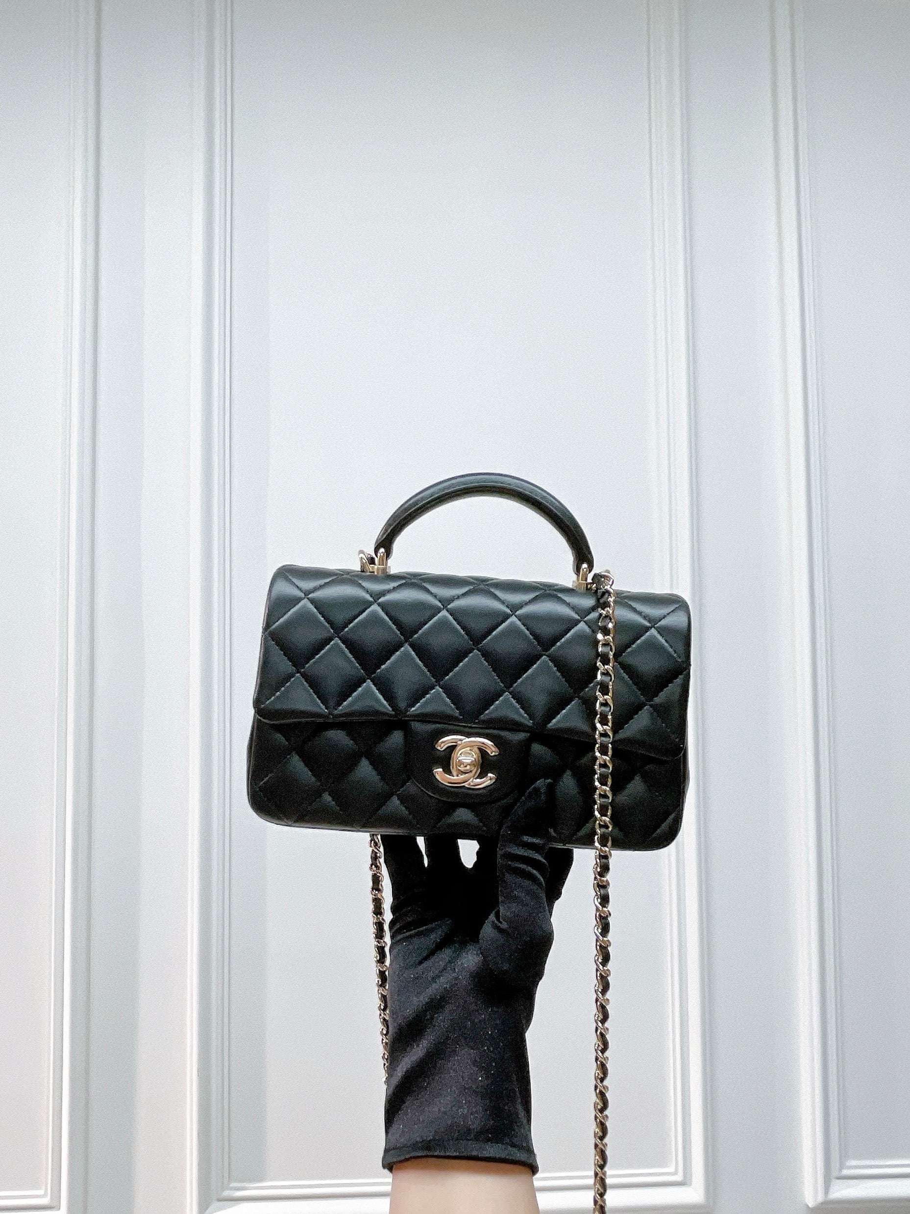 CHANEL MINI FLAP WITH HANDLE