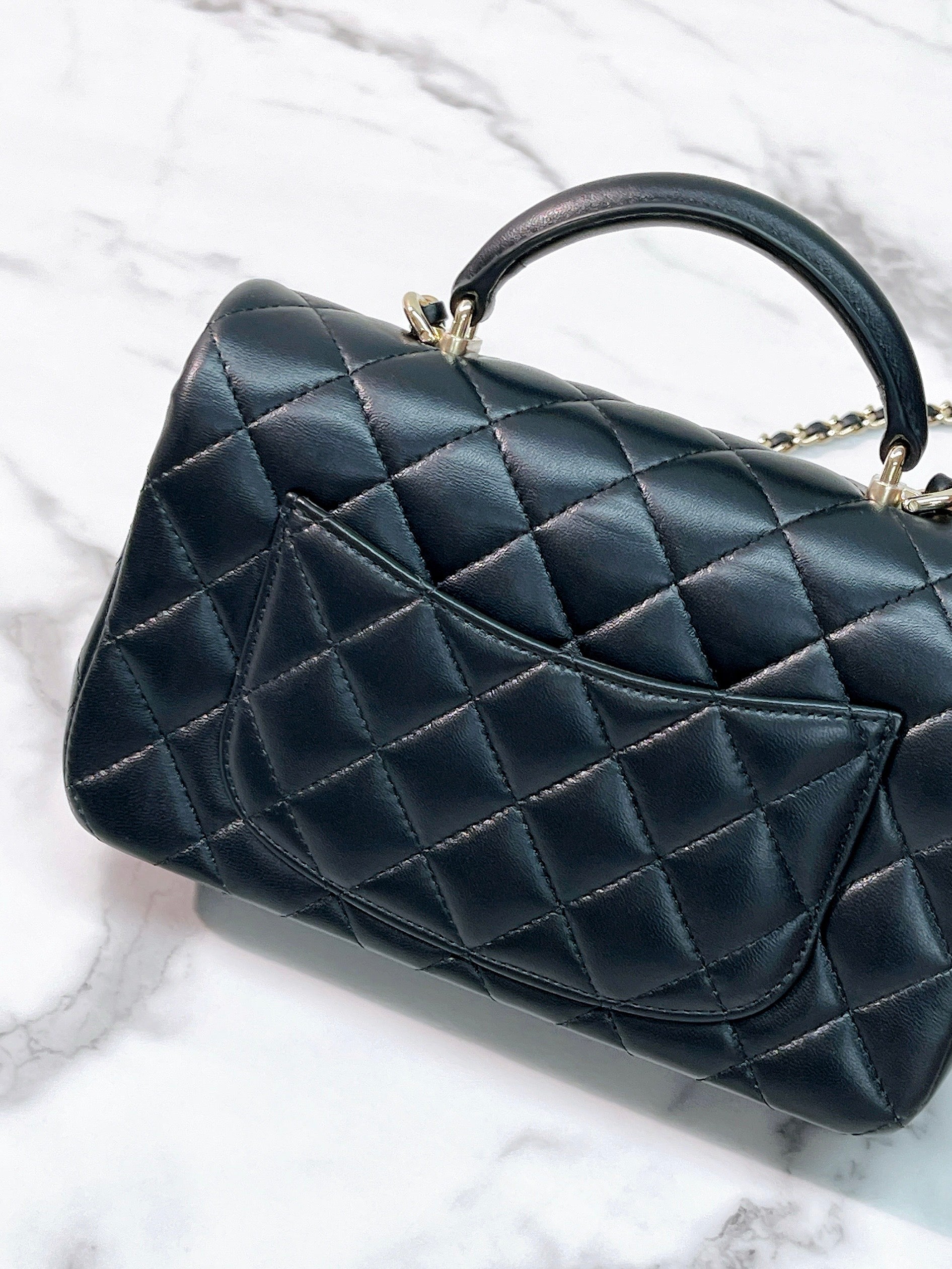 CHANEL MINI FLAP WITH HANDLE