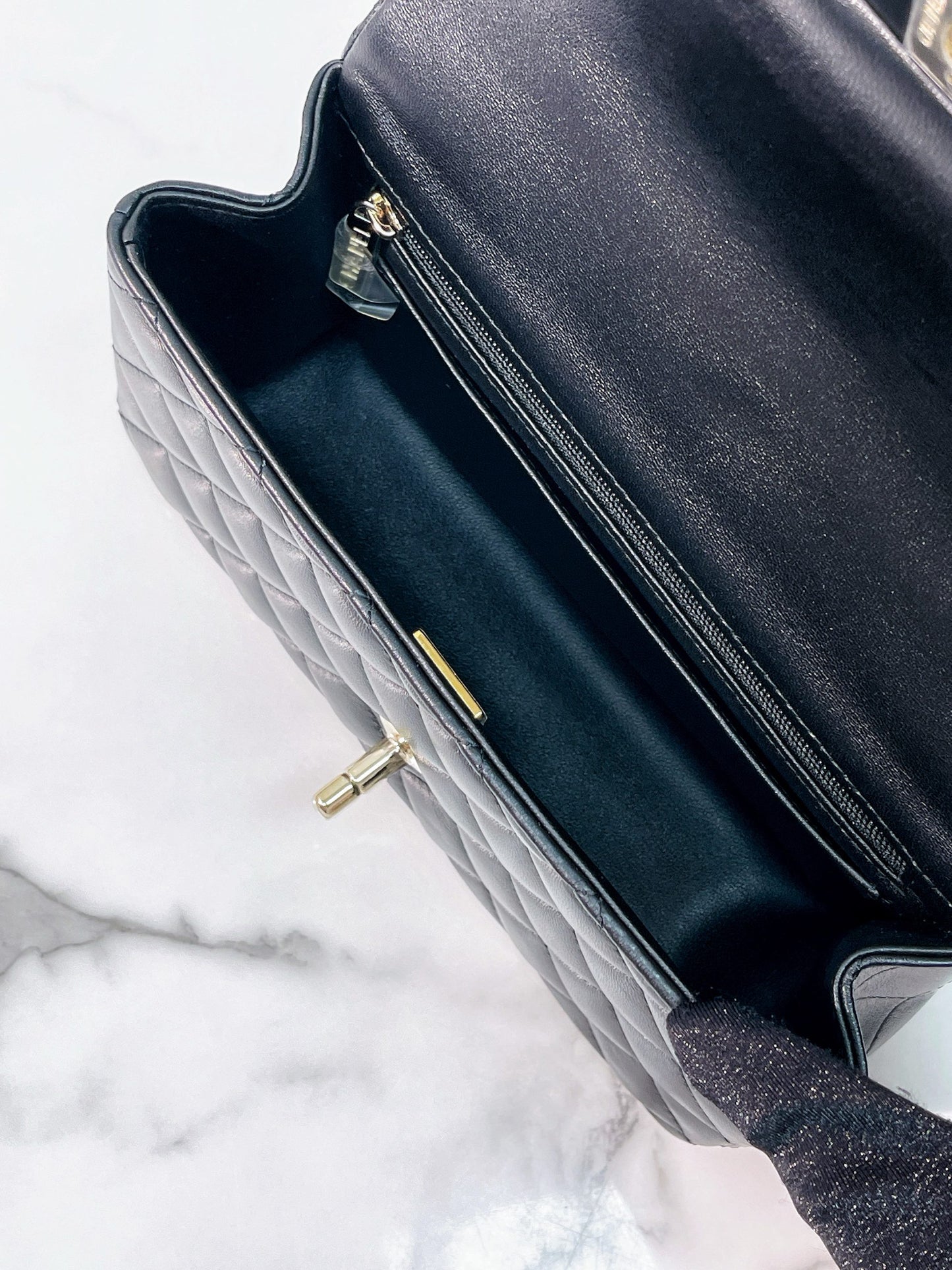 CHANEL MINI FLAP WITH HANDLE