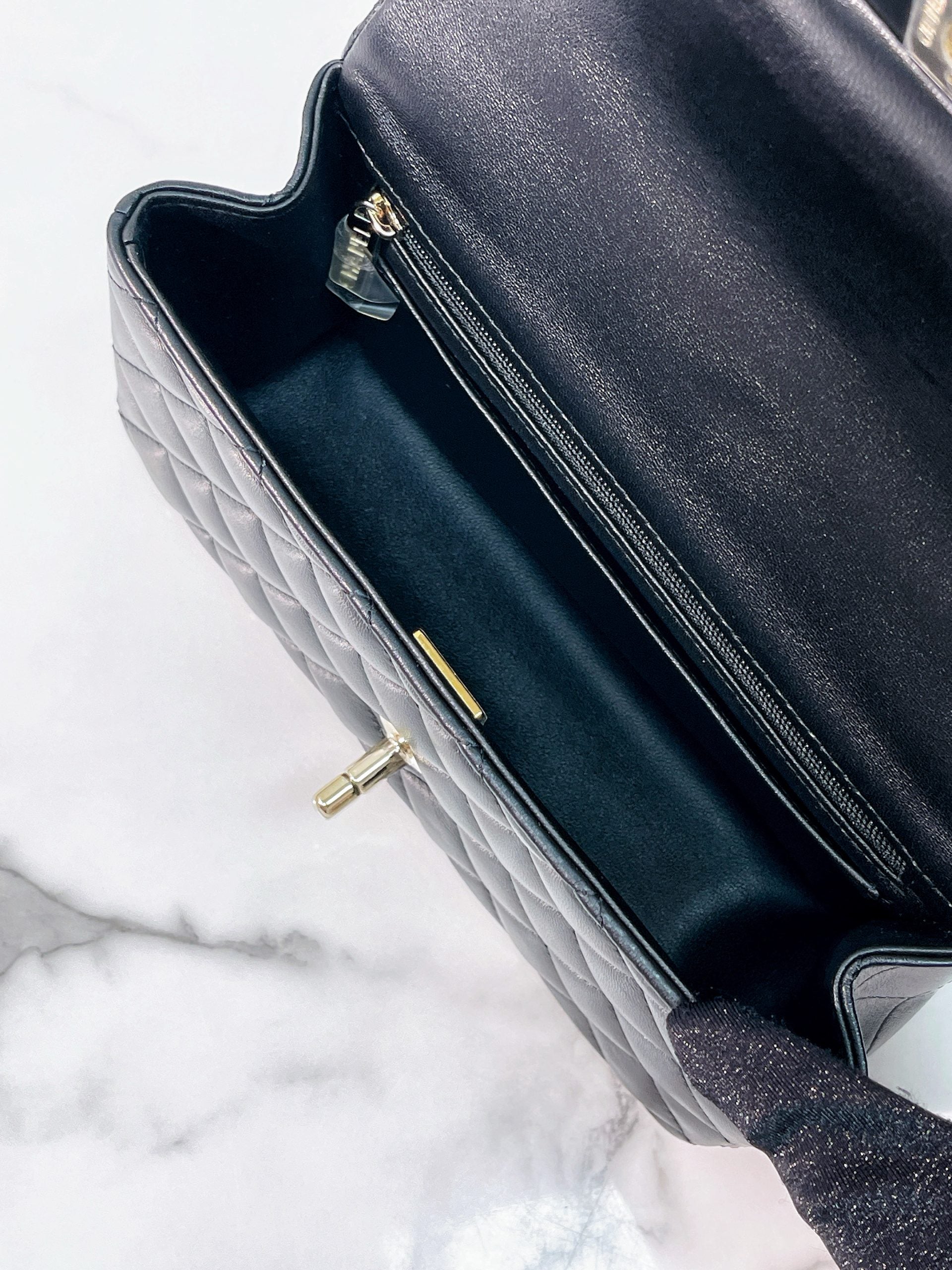 CHANEL MINI FLAP WITH HANDLE