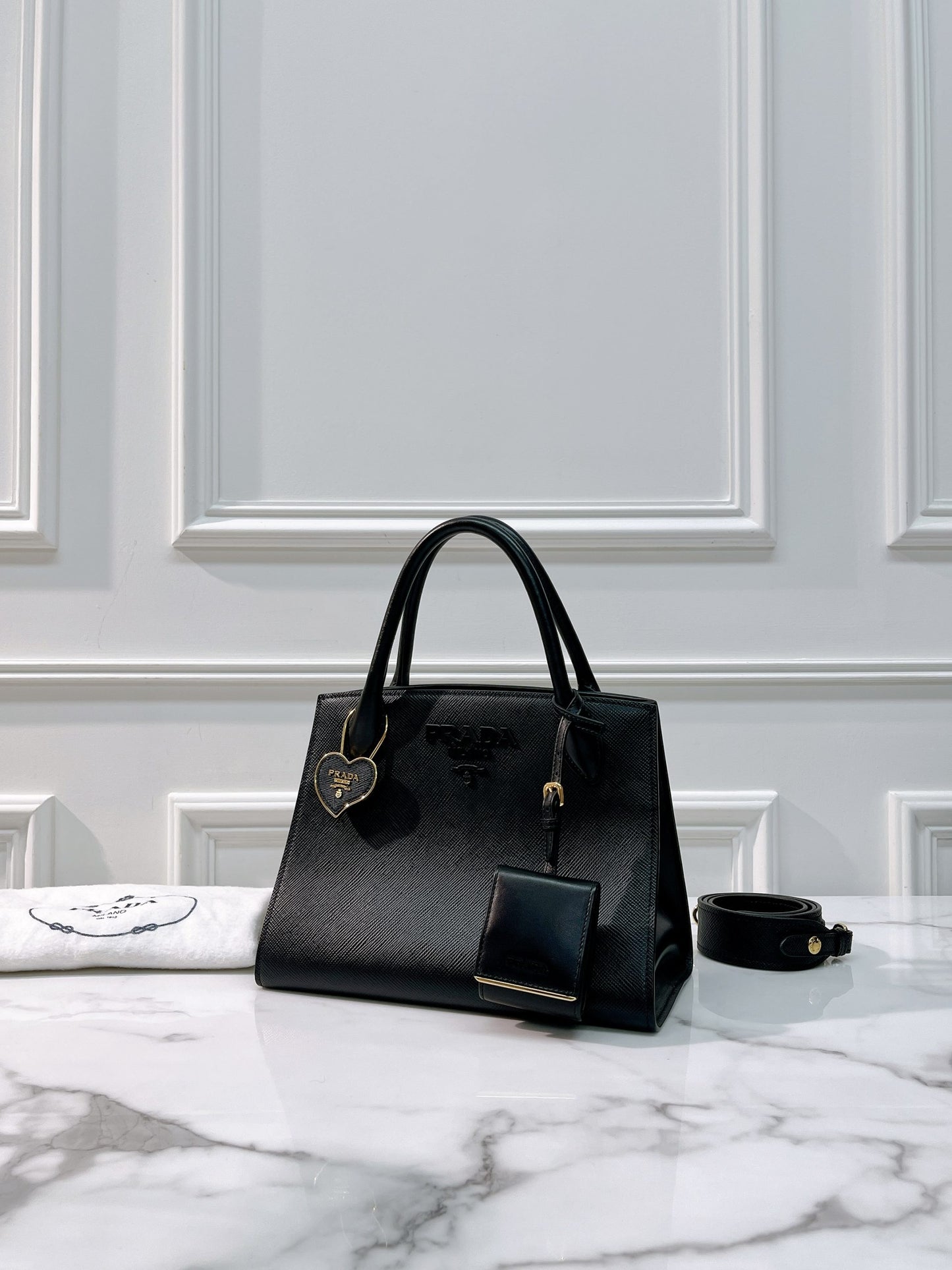 PRADA MONOCHROME TOTE