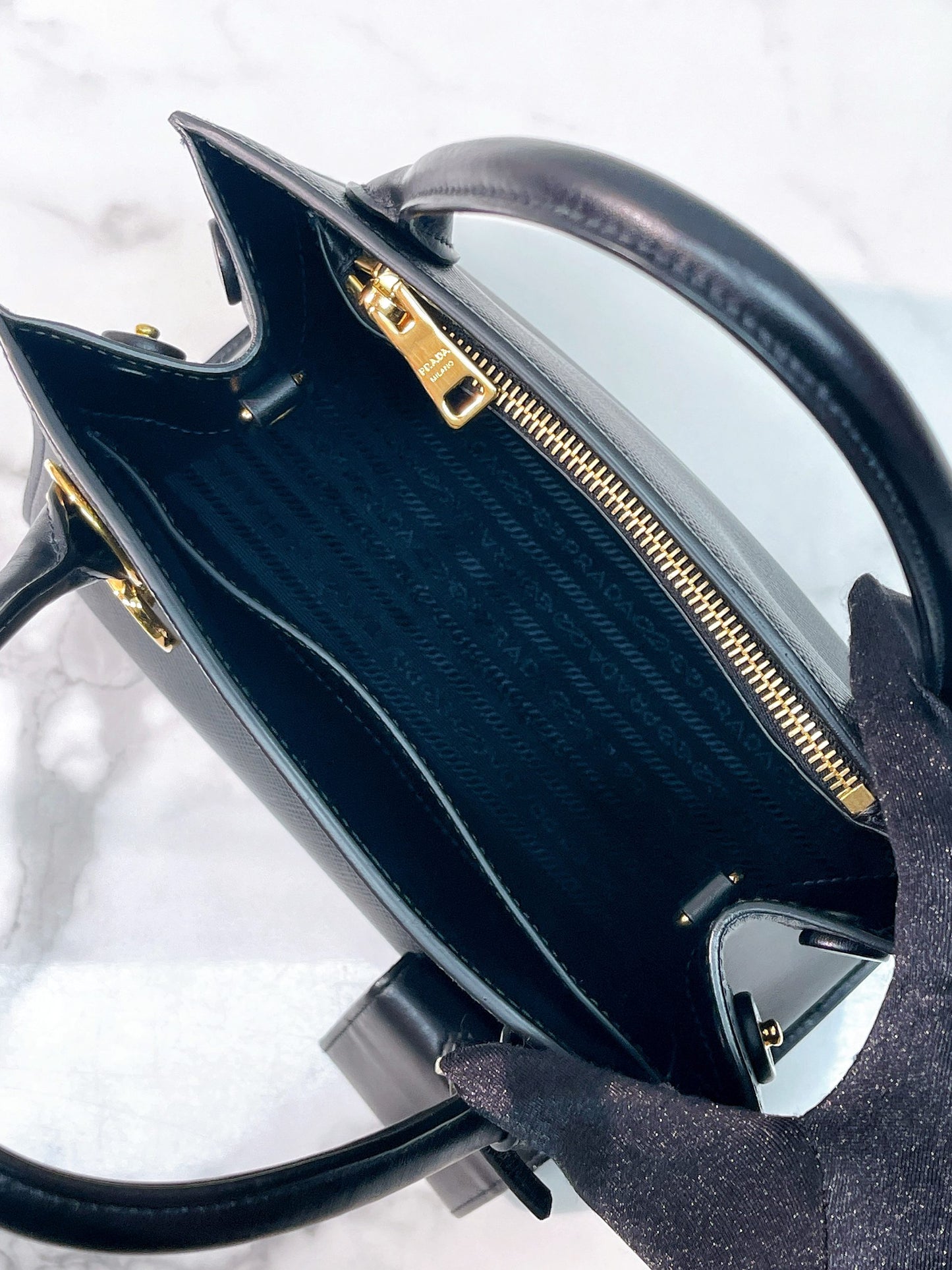 PRADA MONOCHROME TOTE