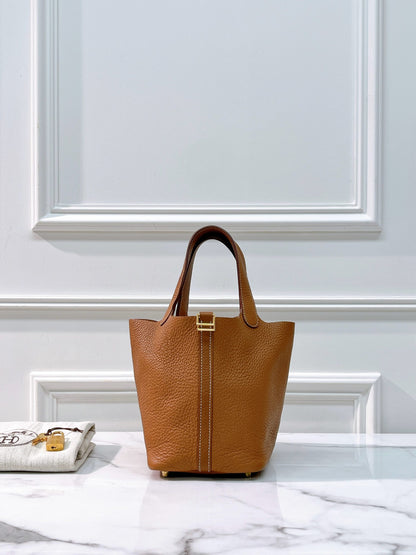 HERMES PICOTIN 18 GOLD/GOLD