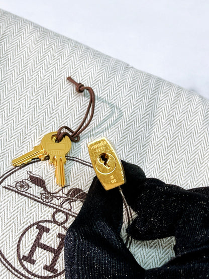 HERMES PICOTIN 18 GOLD/GOLD