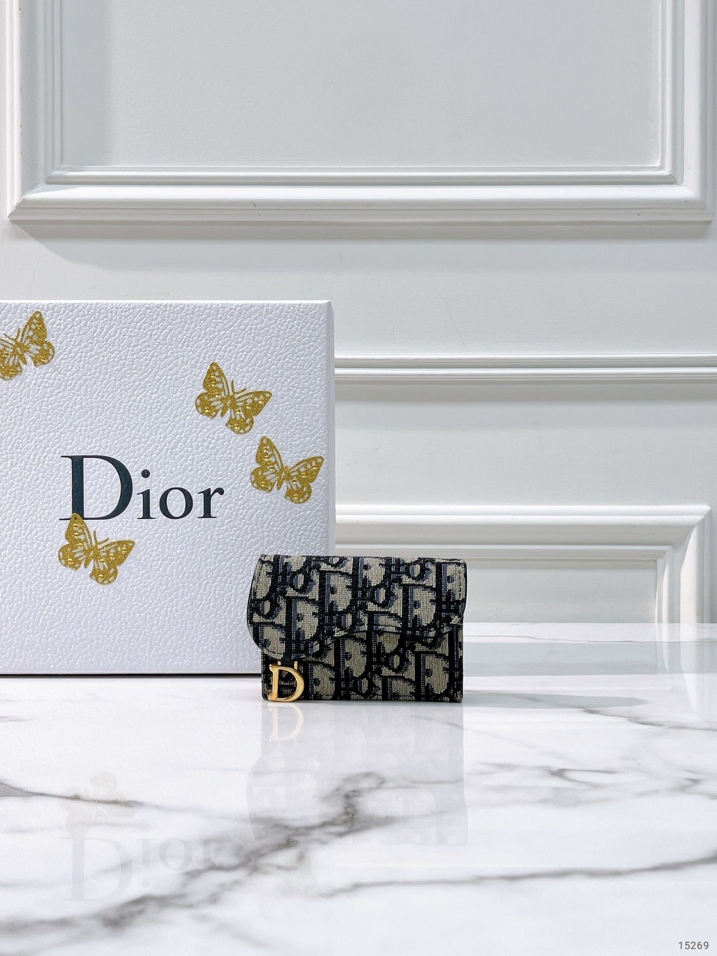 DIOR SADDLE WALLET