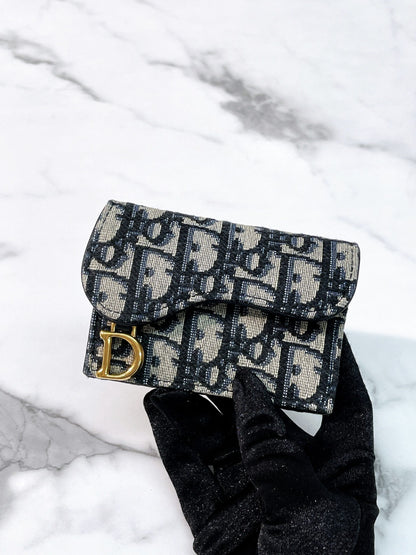 DIOR SADDLE WALLET
