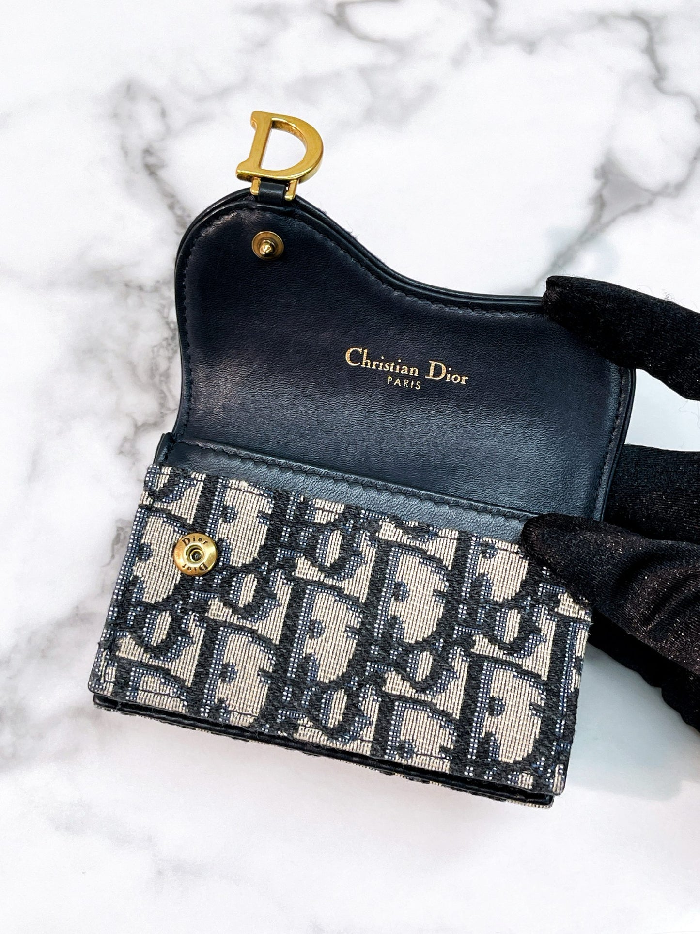 DIOR SADDLE WALLET
