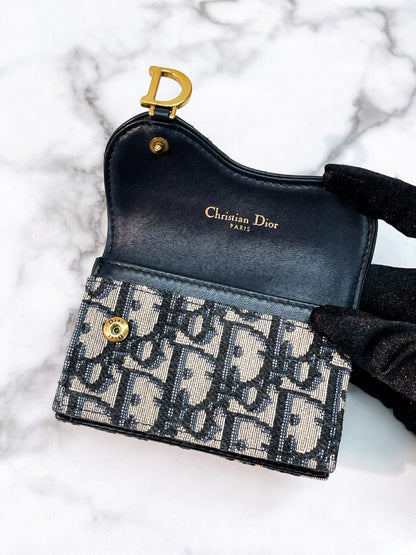 DIOR SADDLE WALLET