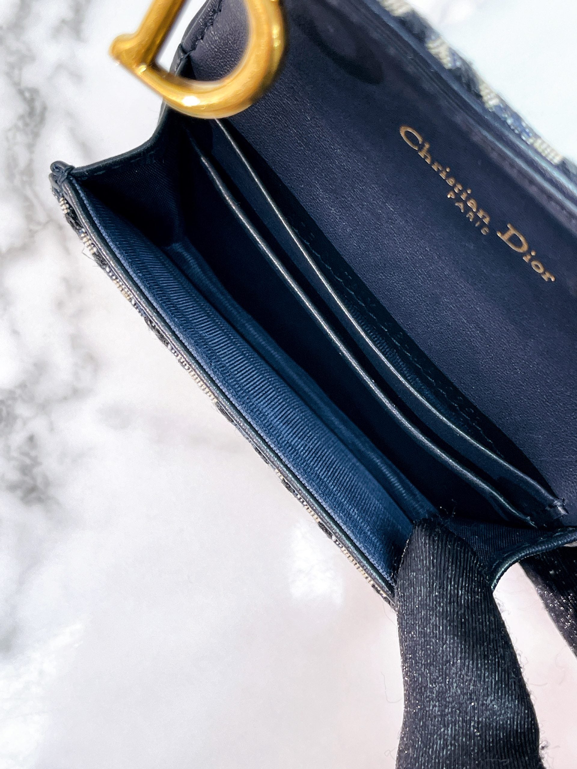 DIOR SADDLE WALLET
