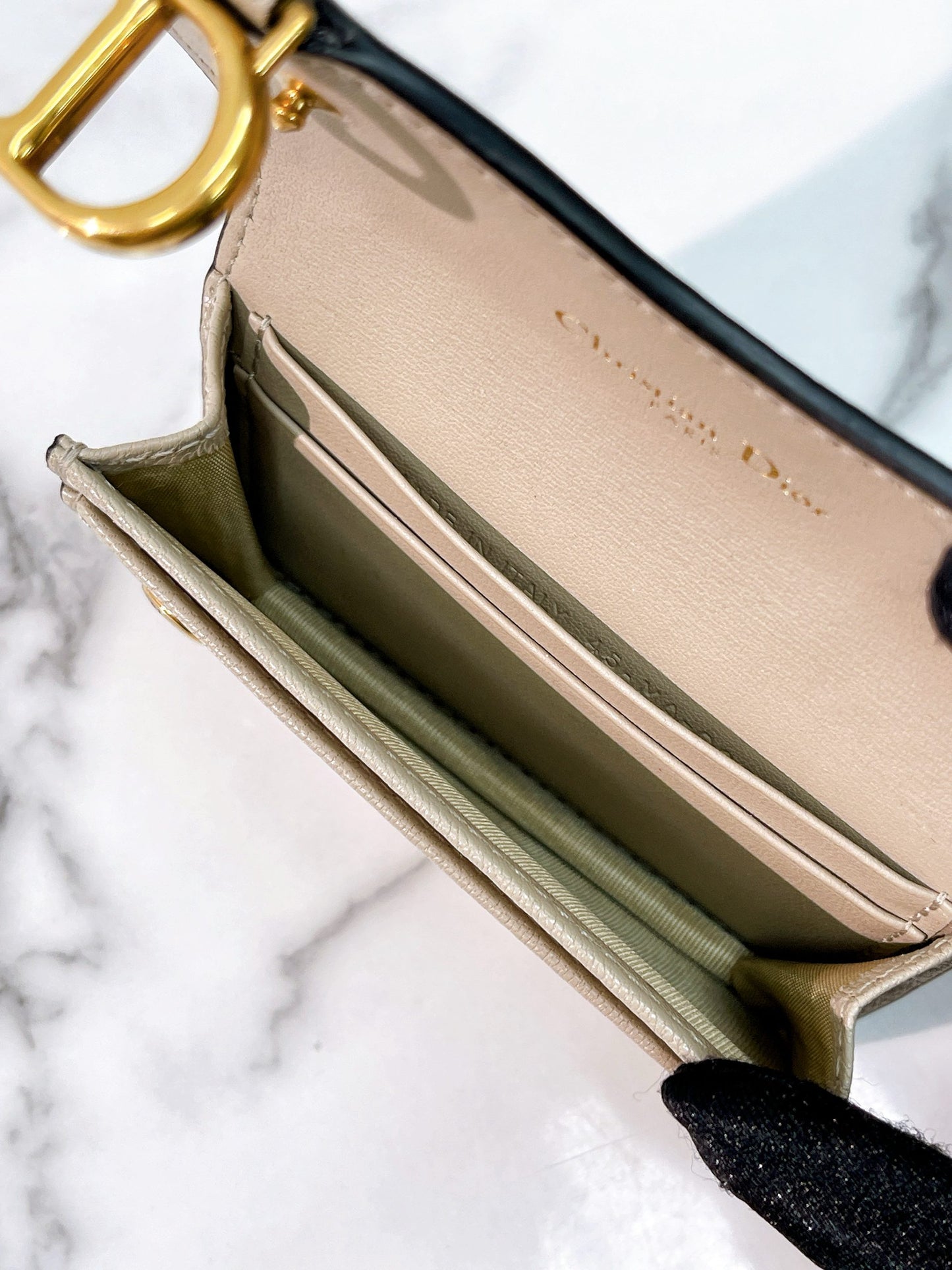 DIOR SADDLE CARD HOLDER