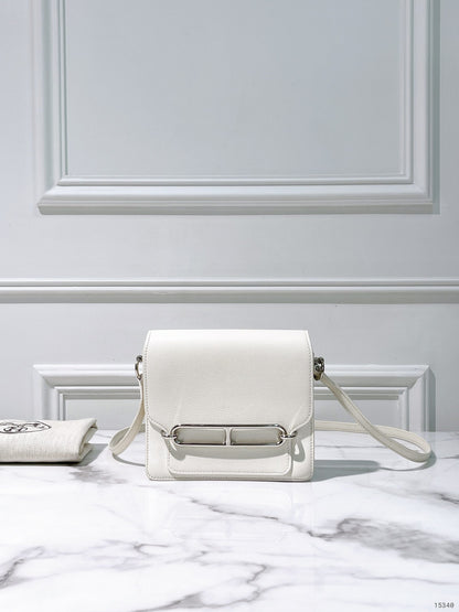 HERMES ROULIS MINI NATA/SILVER