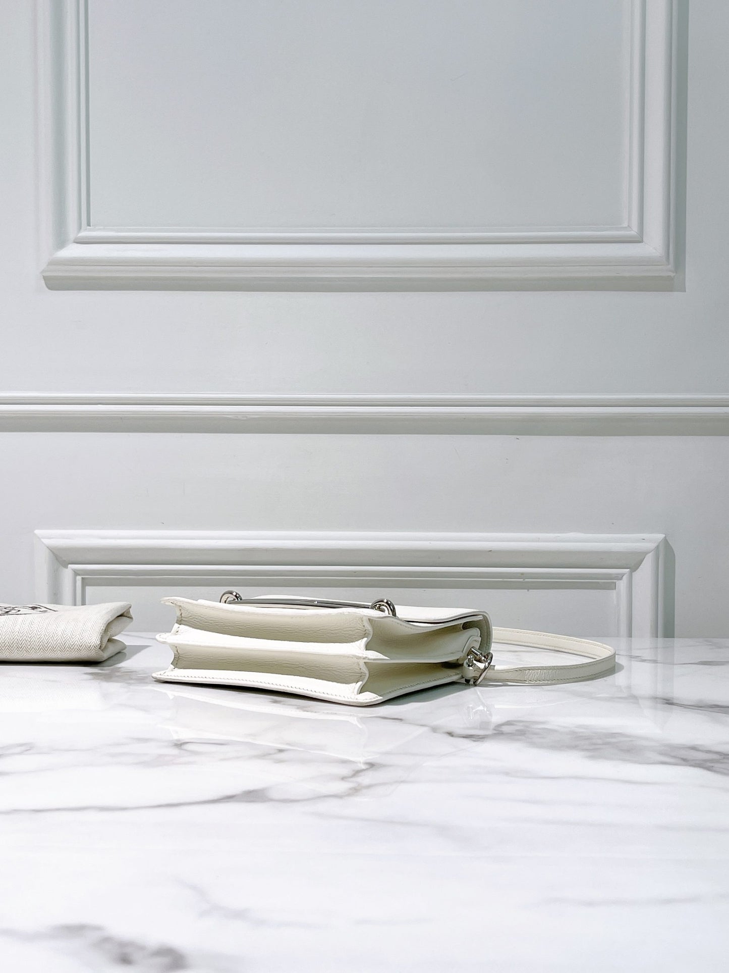 HERMES ROULIS MINI NATA/SILVER