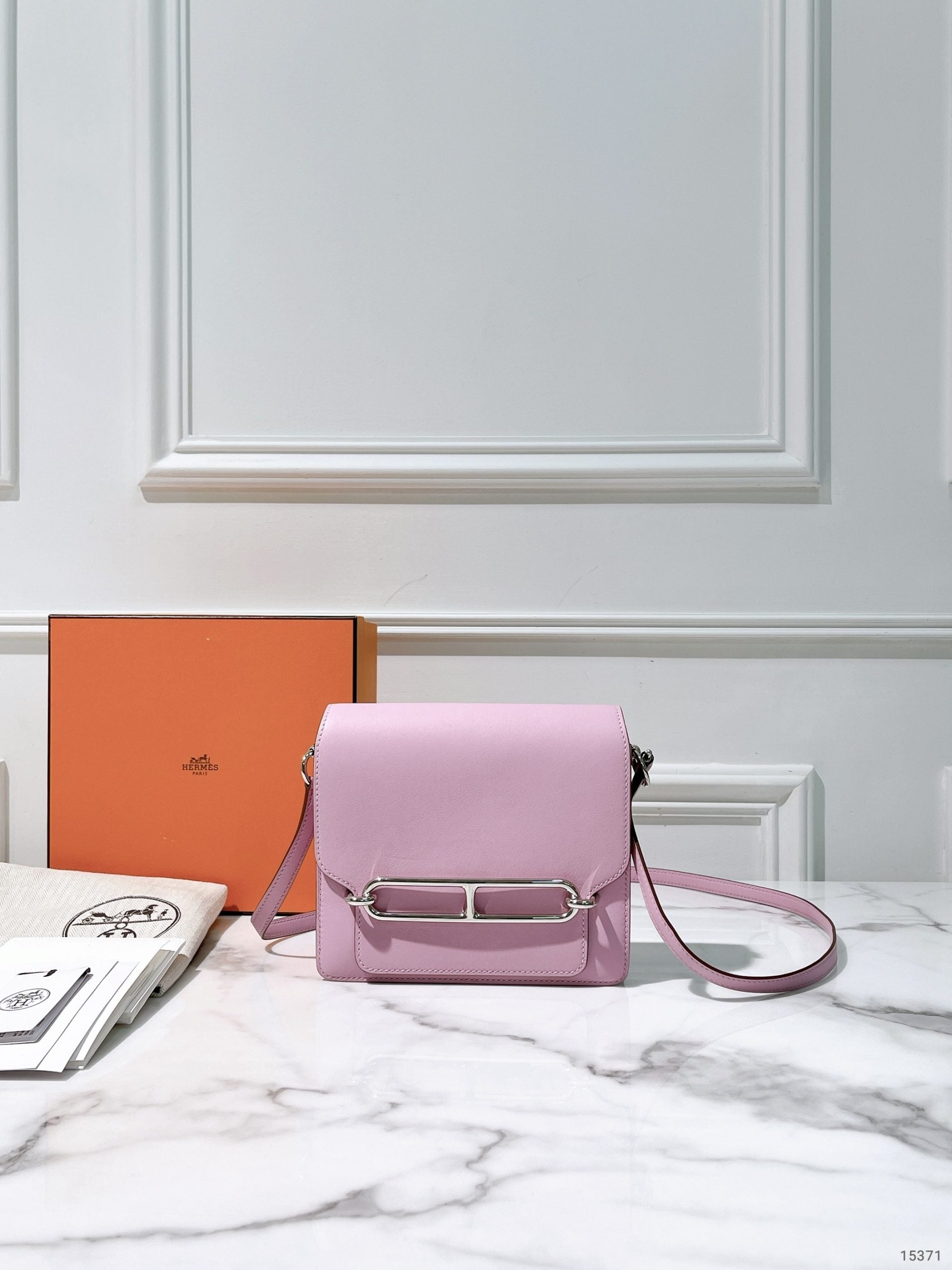 HERMES ROULIS MINI MAUVE SYLVESTRE
