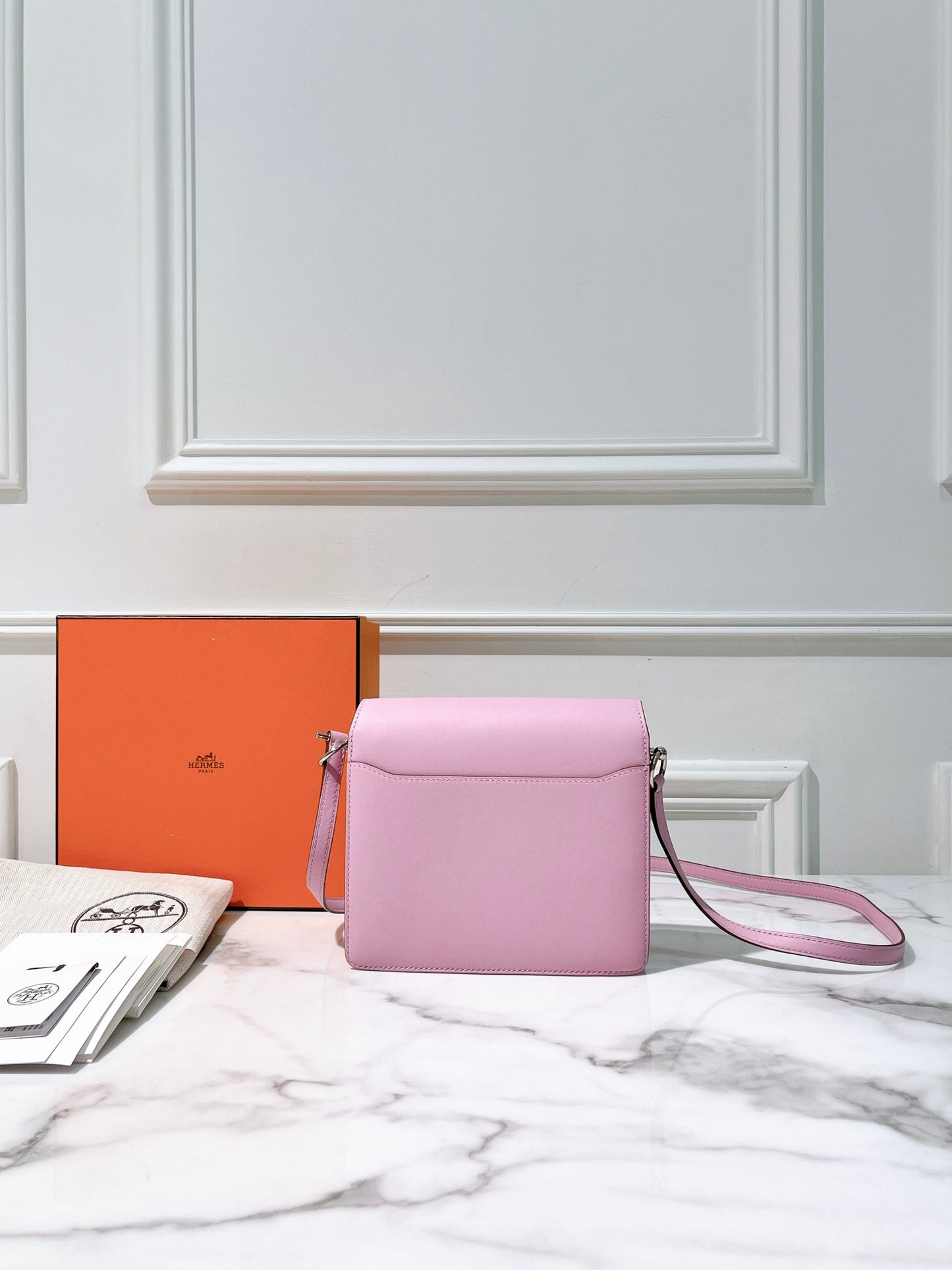 HERMES ROULIS MINI MAUVE SYLVESTRE