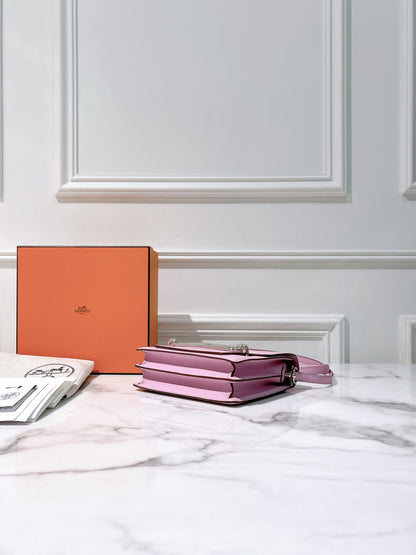 HERMES ROULIS MINI MAUVE SYLVESTRE