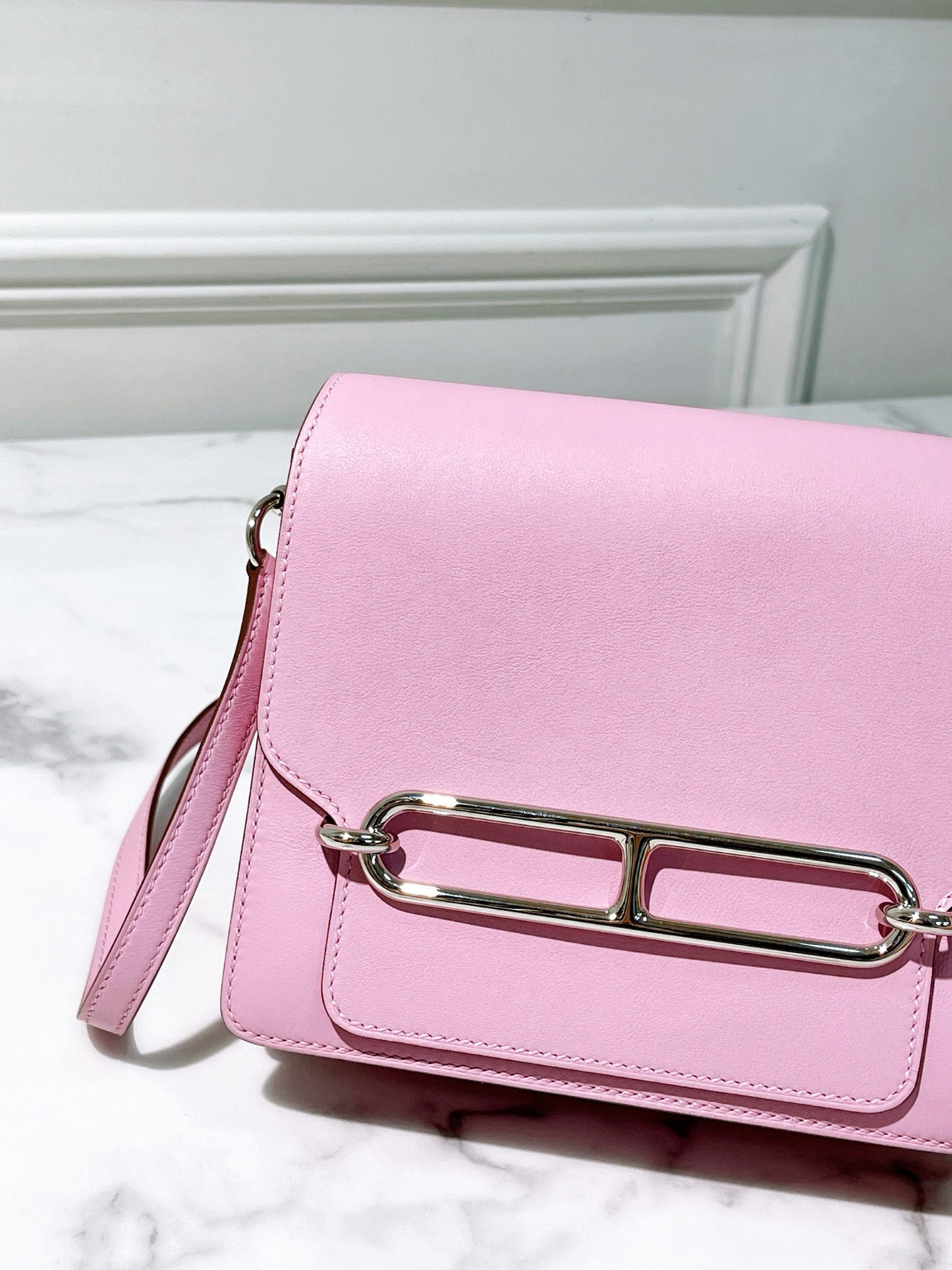 HERMES ROULIS MINI MAUVE SYLVESTRE