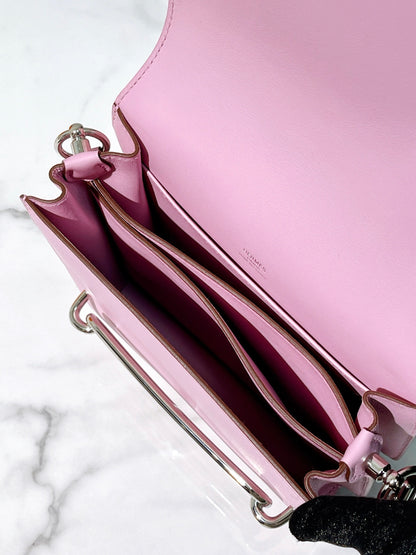 HERMES ROULIS MINI MAUVE SYLVESTRE