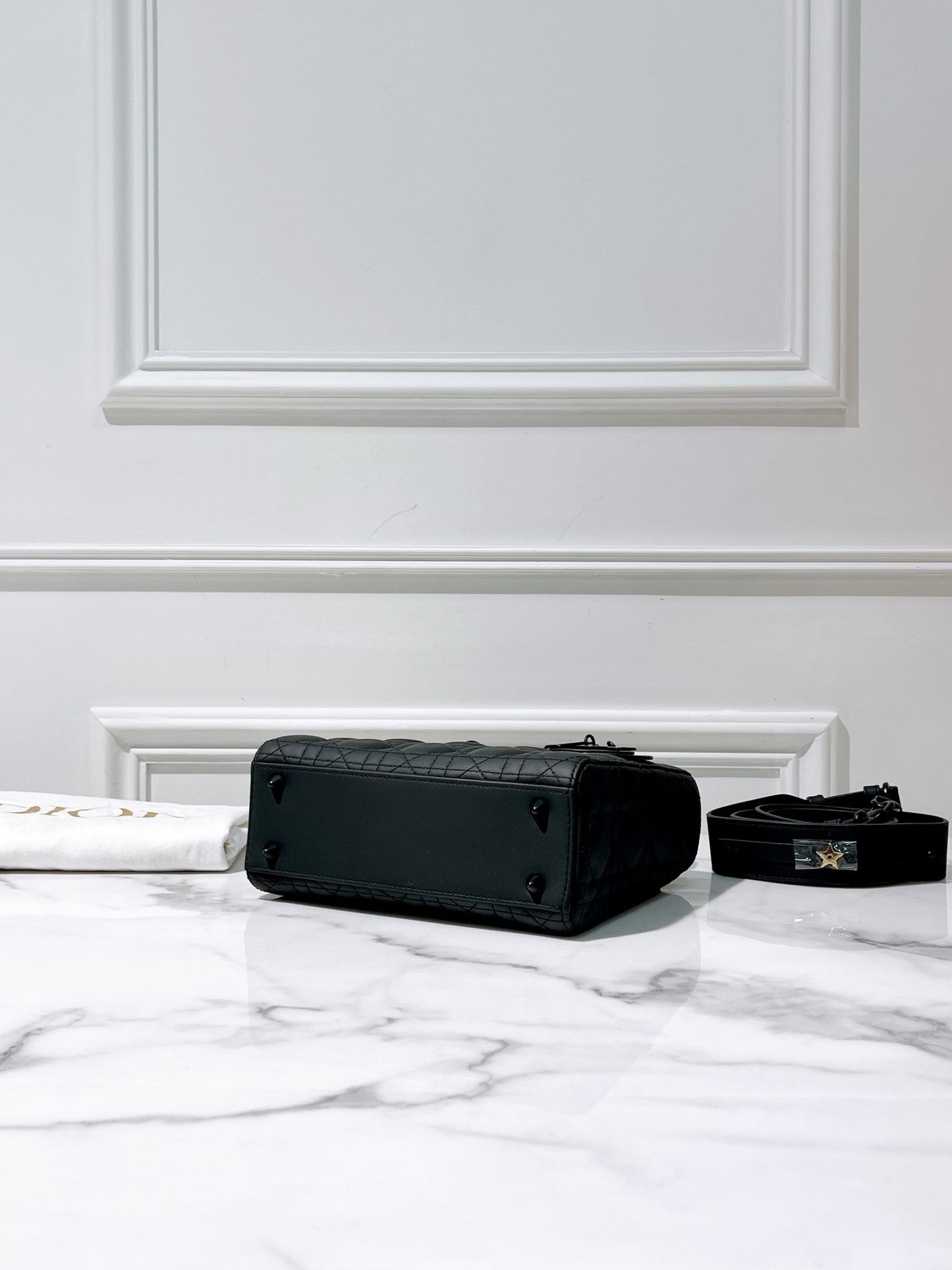 DIOR LADY SMALL SO BLACK