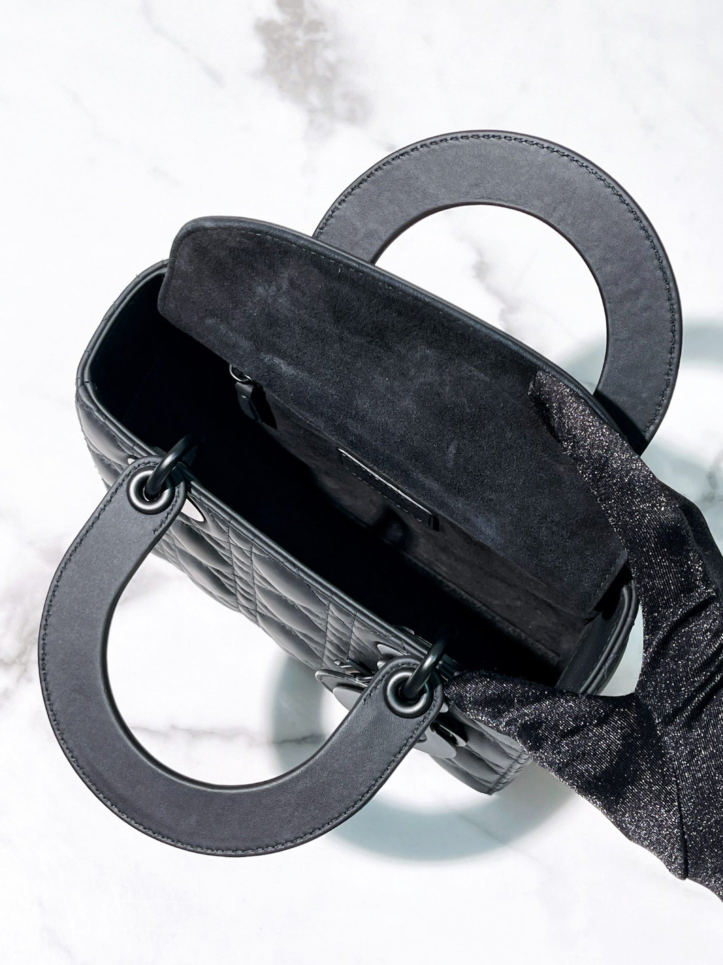 DIOR LADY SMALL SO BLACK