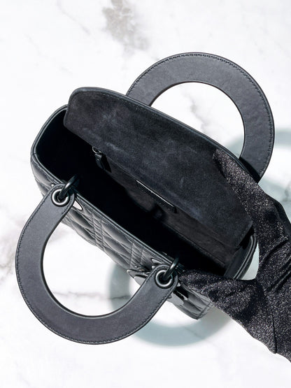DIOR LADY SMALL SO BLACK